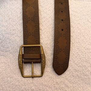 Vintage Brown Patterned woman’s Belt